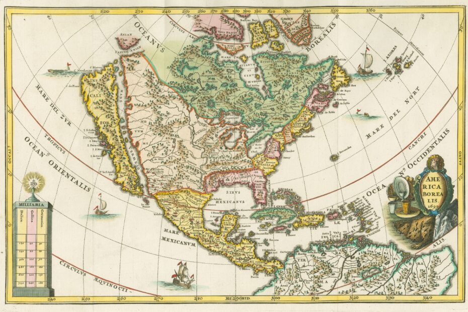 Heinrich Scherer - America Borealis 1699