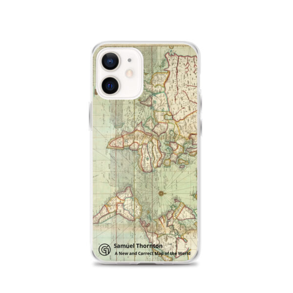 Clear Case for iPhone®. ​Samuel Thornton - A New and Correct Map of the World - Image 14