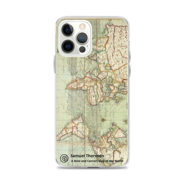 Clear Case for iPhone®. ​Samuel Thornton - A New and Correct Map of the World - Image 10