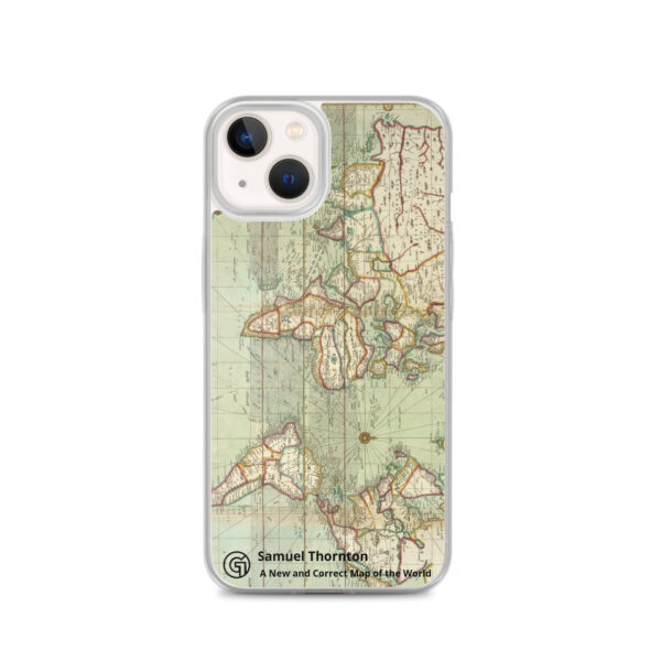 Clear Case for iPhone®. ​Samuel Thornton - A New and Correct Map of the World - Image 22