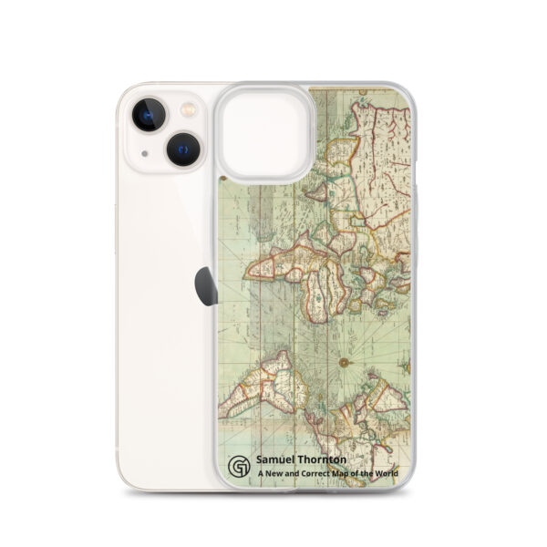 Clear Case for iPhone®. ​Samuel Thornton - A New and Correct Map of the World - Image 23