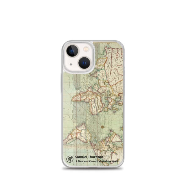 Clear Case for iPhone®. ​Samuel Thornton - A New and Correct Map of the World - Image 16