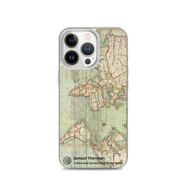 Clear Case for iPhone®. ​Samuel Thornton - A New and Correct Map of the World - Image 20