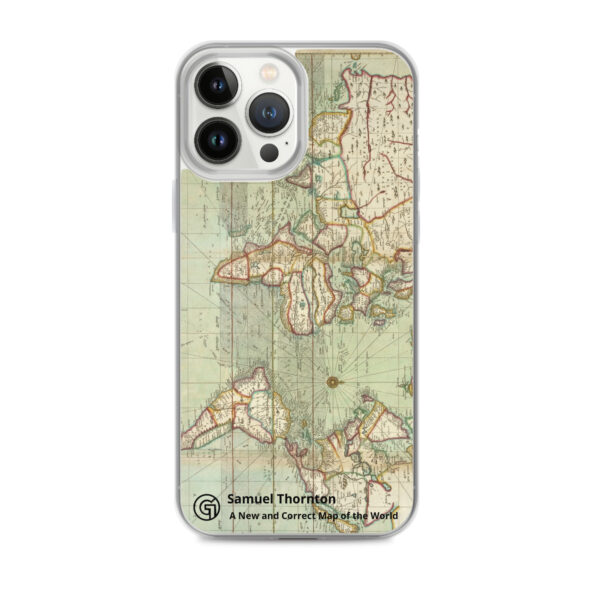 Clear Case for iPhone®. ​Samuel Thornton - A New and Correct Map of the World - Image 18