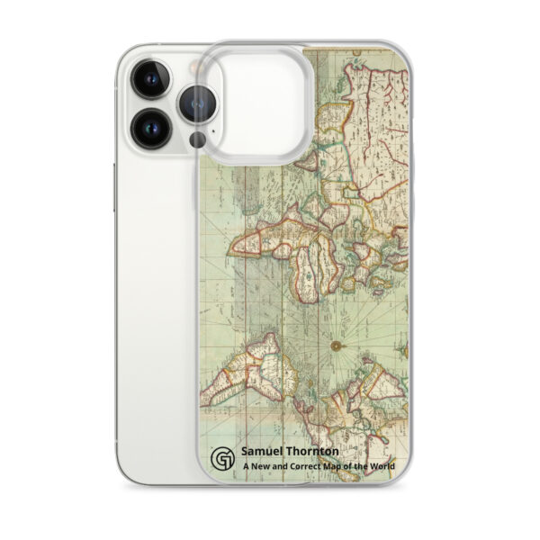 Clear Case for iPhone®. ​Samuel Thornton - A New and Correct Map of the World - Image 19