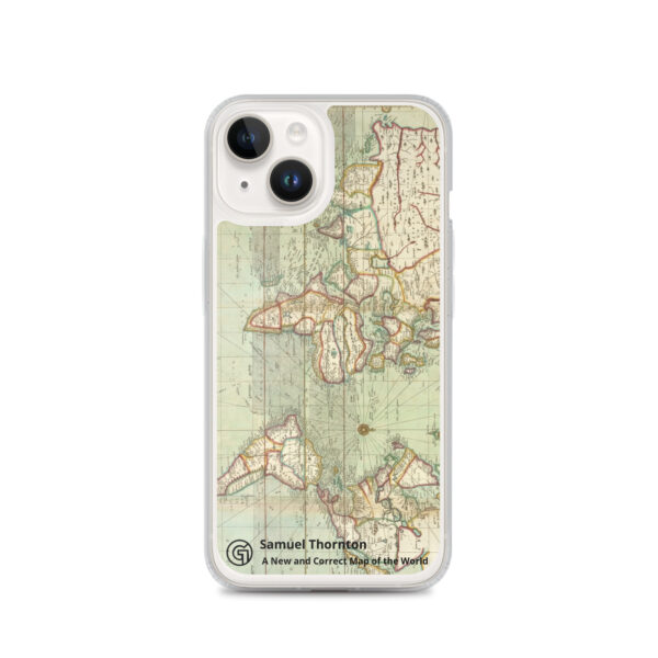 Clear Case for iPhone®. ​Samuel Thornton - A New and Correct Map of the World - Image 30