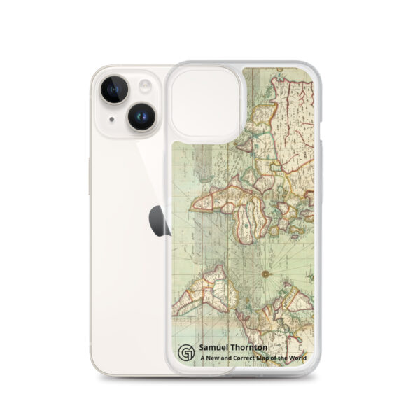 Clear Case for iPhone®. ​Samuel Thornton - A New and Correct Map of the World - Image 31