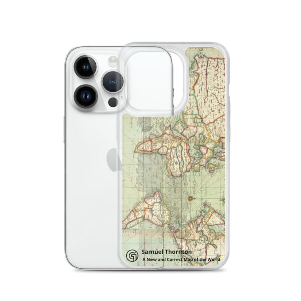 Clear Case for iPhone®. ​Samuel Thornton - A New and Correct Map of the World - Image 29