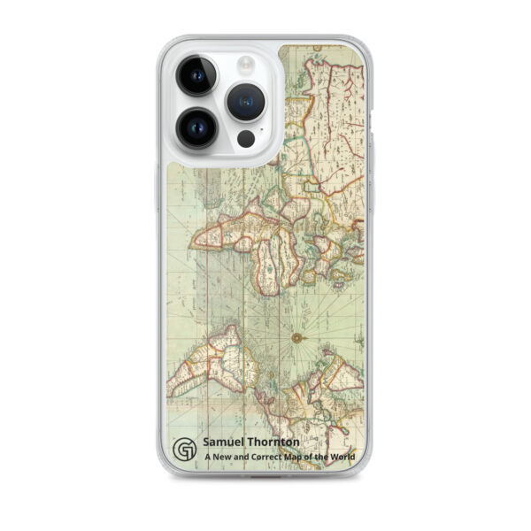 Clear Case for iPhone®. ​Samuel Thornton - A New and Correct Map of the World - Image 26