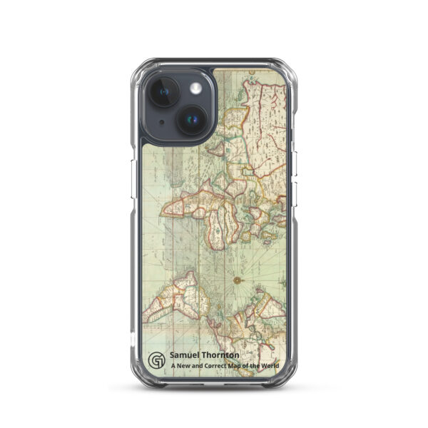 Clear Case for iPhone®. ​Samuel Thornton - A New and Correct Map of the World - Image 38