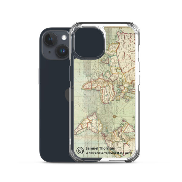 Clear Case for iPhone®. ​Samuel Thornton - A New and Correct Map of the World - Image 39