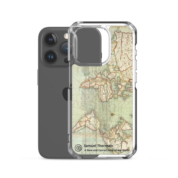 Clear Case for iPhone®. ​Samuel Thornton - A New and Correct Map of the World - Image 37