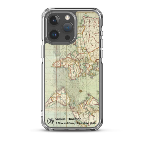 Clear Case for iPhone®. ​Samuel Thornton - A New and Correct Map of the World - Image 34