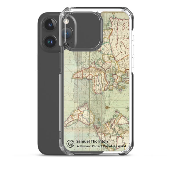 Clear Case for iPhone®. ​Samuel Thornton - A New and Correct Map of the World - Image 35