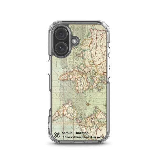 Clear Case for iPhone®. ​Samuel Thornton - A New and Correct Map of the World - Image 46