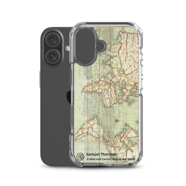 Clear Case for iPhone®. ​Samuel Thornton - A New and Correct Map of the World - Image 47