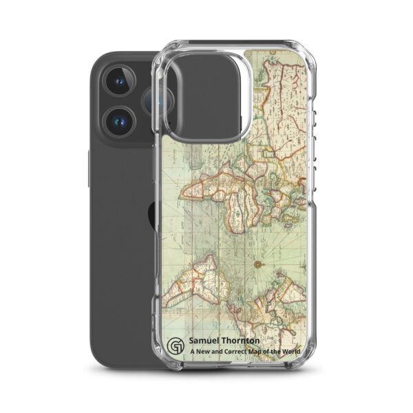 Clear Case for iPhone®. ​Samuel Thornton - A New and Correct Map of the World - Image 45