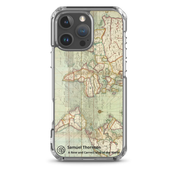 Clear Case for iPhone®. ​Samuel Thornton - A New and Correct Map of the World - Image 42