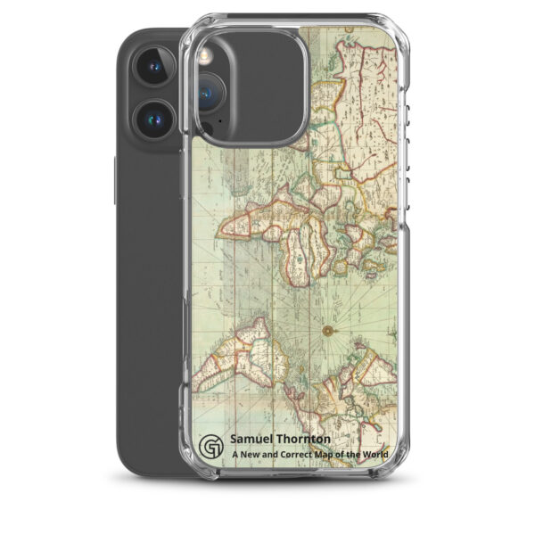 Clear Case for iPhone®. ​Samuel Thornton - A New and Correct Map of the World - Image 43
