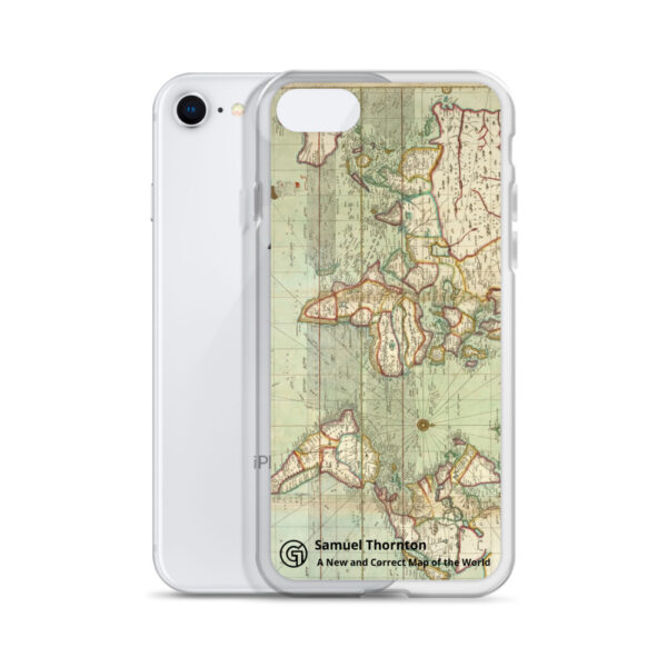 Clear Case for iPhone®. ​Samuel Thornton - A New and Correct Map of the World - Image 48