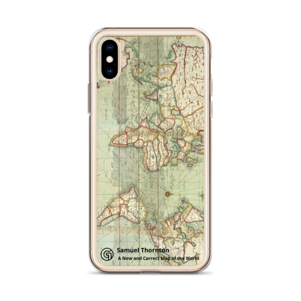 Clear Case for iPhone®. ​Samuel Thornton - A New and Correct Map of the World - Image 53