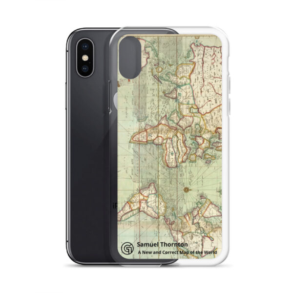 Clear Case for iPhone®. ​Samuel Thornton - A New and Correct Map of the World - Image 52