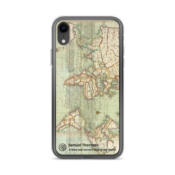 Clear Case for iPhone®. ​Samuel Thornton - A New and Correct Map of the World - Image 55