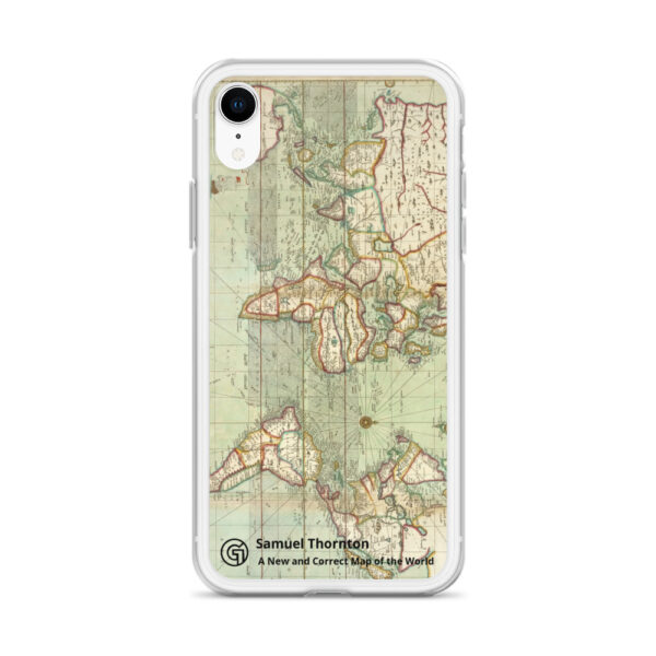 Clear Case for iPhone®. ​Samuel Thornton - A New and Correct Map of the World - Image 57