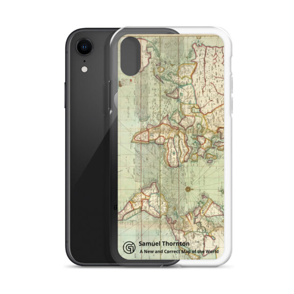 Clear Case for iPhone®. ​Samuel Thornton - A New and Correct Map of the World - Image 56