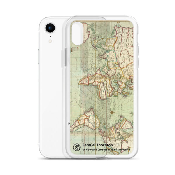 Clear Case for iPhone®. ​Samuel Thornton - A New and Correct Map of the World - Image 58